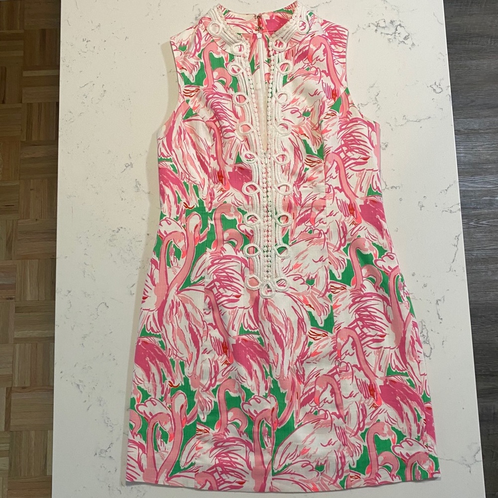 Lily Pulitzer Pink Colony Dress, size 4